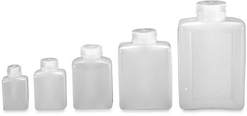 Nalgene Wide Mouth HDPE Rectangular Bottle