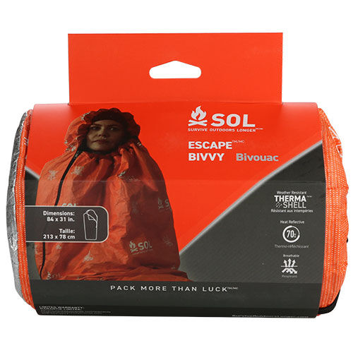SOL escape Bivvy＋GEARAID Mcnettマイクロファイバー SOL Escape Bivvy with Hood – Backpacking Light Australia