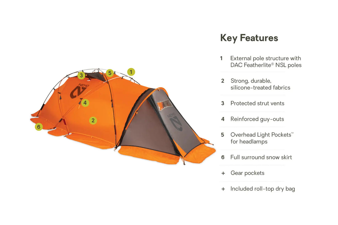 Nemo Chogori 2P  Mountaineering Tent