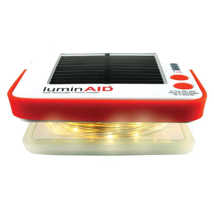 LuminAid Solar String Light with Phone Charger