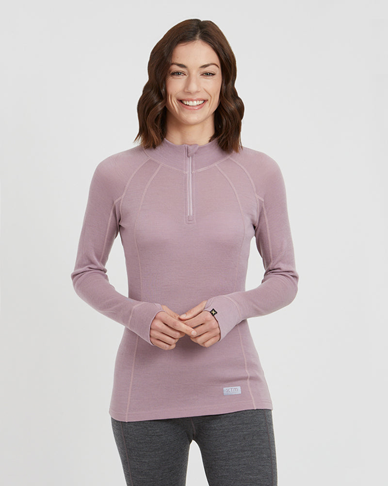 XTM Merino Zip Neck Top Women's