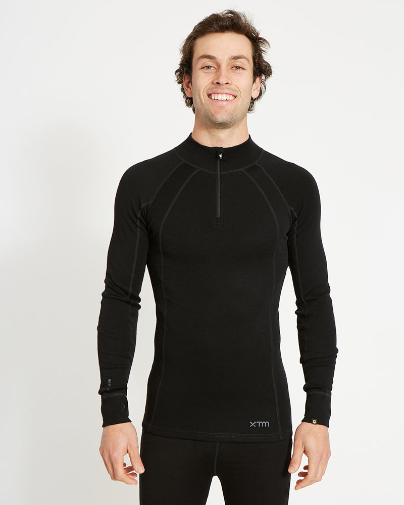 XTM Merino Zip Neck Top Men's