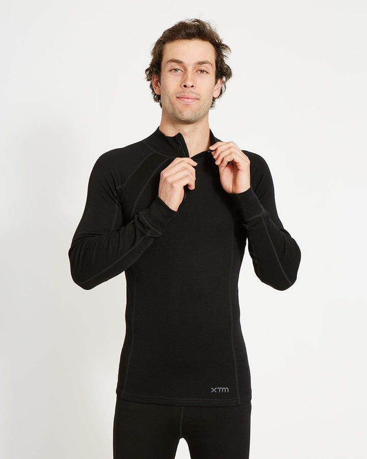 XTM Merino Zip Neck Top Men's