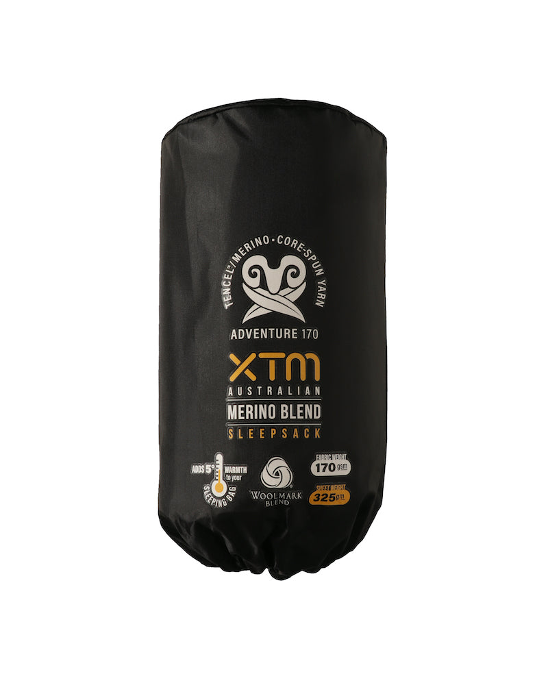 XTM Dreamliner 170 Merino Wool Blend Sleeping Bag Liner