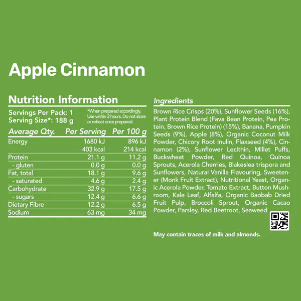 Radix Nutrition Original Breakfast Apple Cinnamon