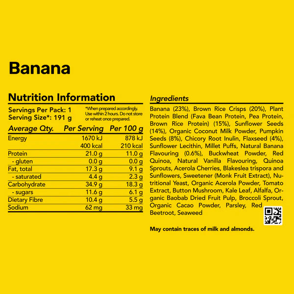 Radix Nutrition Original Breakfast Banana
