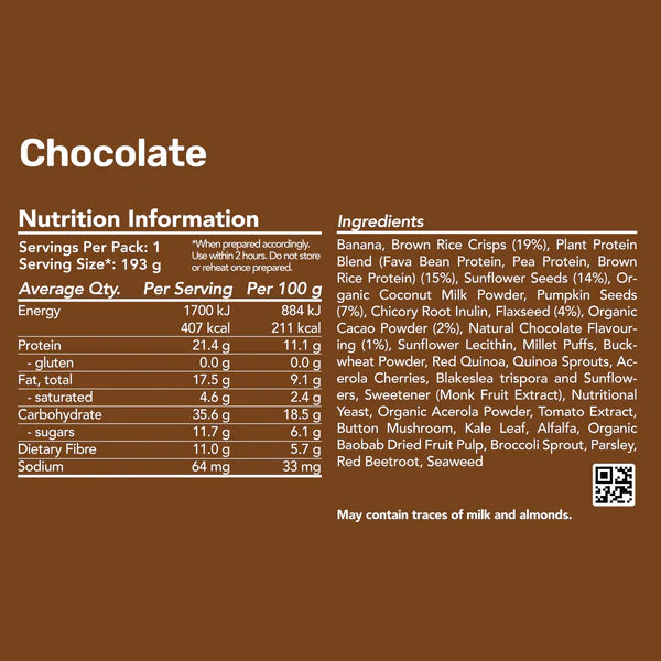 Radix Nutrition Original Breakfast Chocolate
