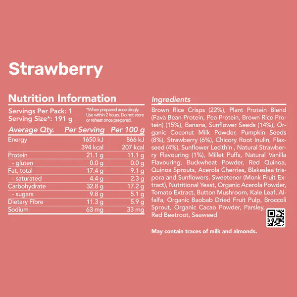 Radix Nutrition Original Breakfast Strawberry