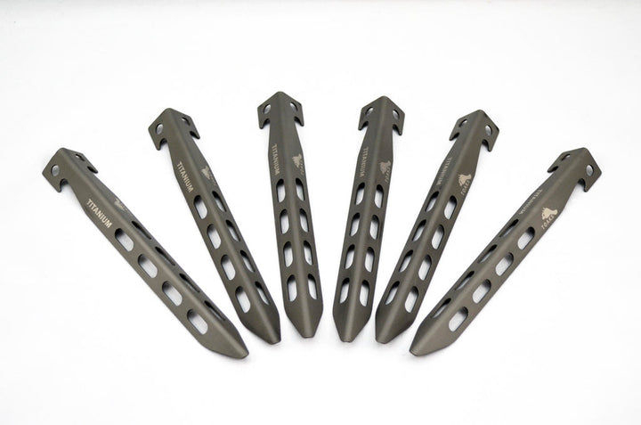 Toaks Titanium V-Shaped Pegs 6Pk - Large