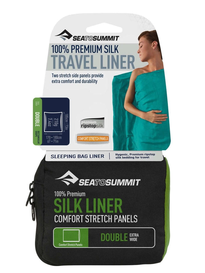 Sea To Summit Premium Silk Travel Liner with Stretch Panels (Previous Season)