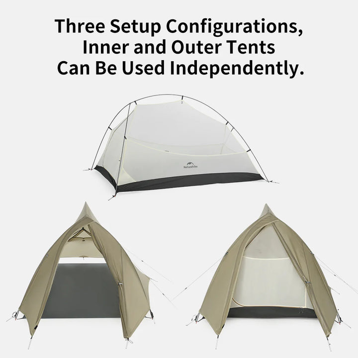 Naturehike Cloud Up Pro 2 Person Lightweight Backpacking Tent