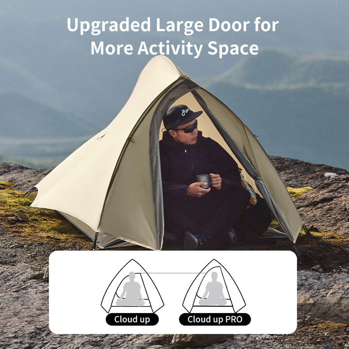 Naturehike Cloud Up Pro 2 Person Lightweight Backpacking Tent