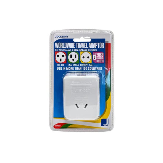 OSA Brands Worldwide Travel Adaptor With USB
