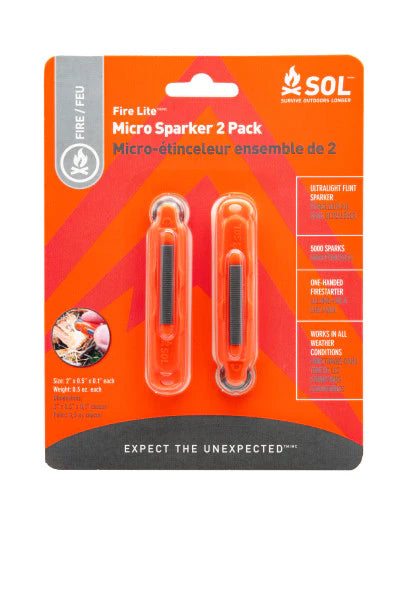SOL Fire Lite Micro Sparker (2 Pack)