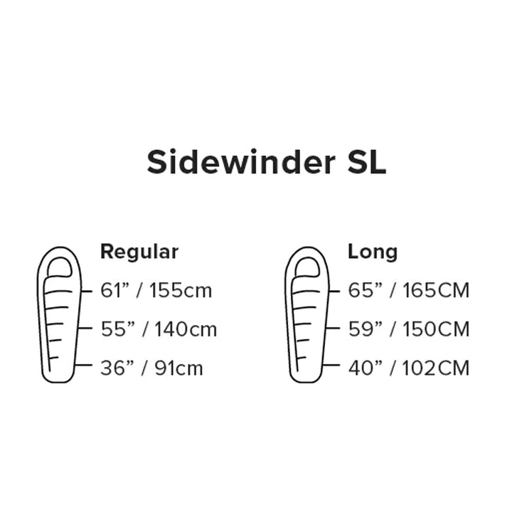 Big Agnes Sidewinder SL 35 (2°C) Sleeping Bag