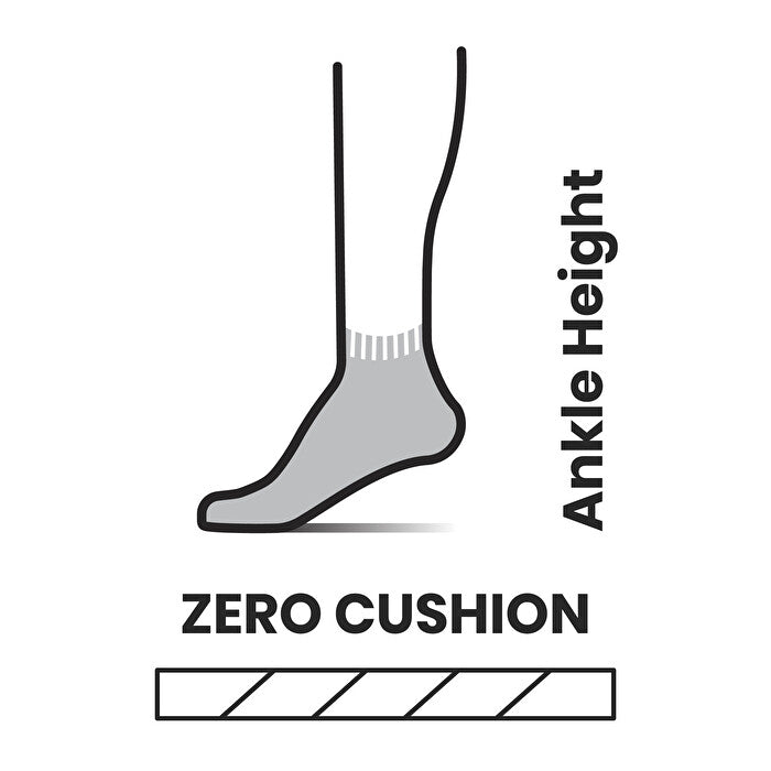 Smartwool Run Zero Cushion Ankle Socks Women's