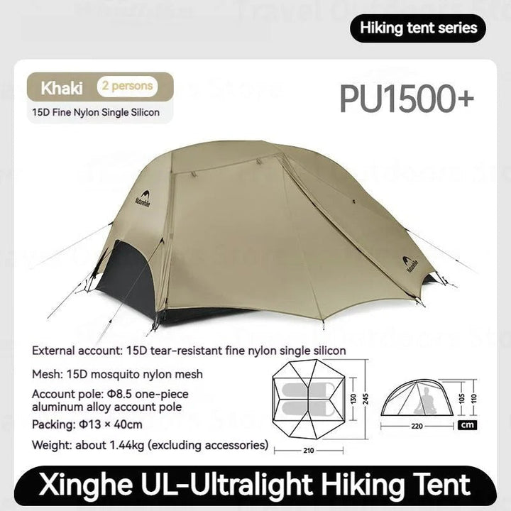 Naturehike Star River Pro 2 Person Lightweight Backpacking Tent