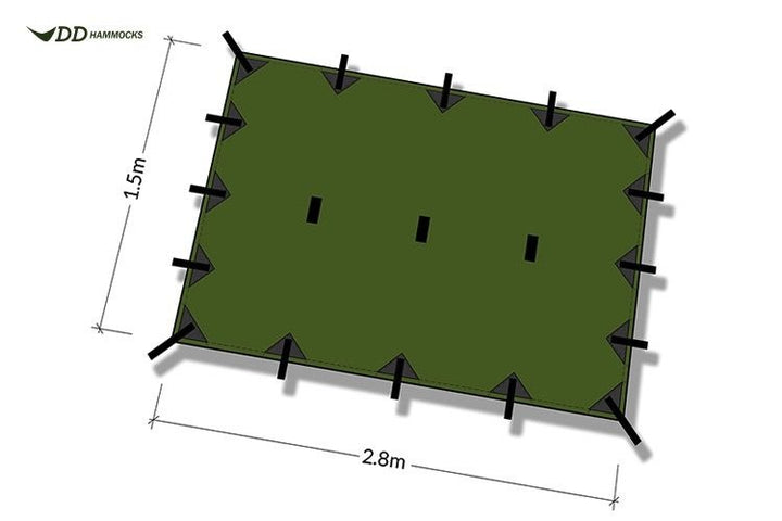 DD Hammocks Superlight Tarp - S