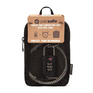 Pacsafe Prosafe 1000 TSA Combination Lock With Steel Cable