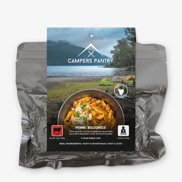 Campers Pantry Expedition Penne Bolognese Single Serve