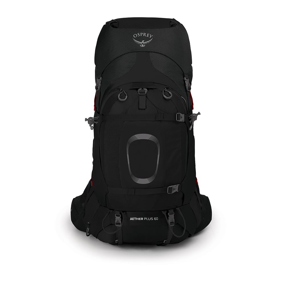 Osprey Aether Plus 60L Men’s Hiking Backpack With Rain Cover