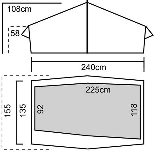 Luxe Lightwave 2P Tent