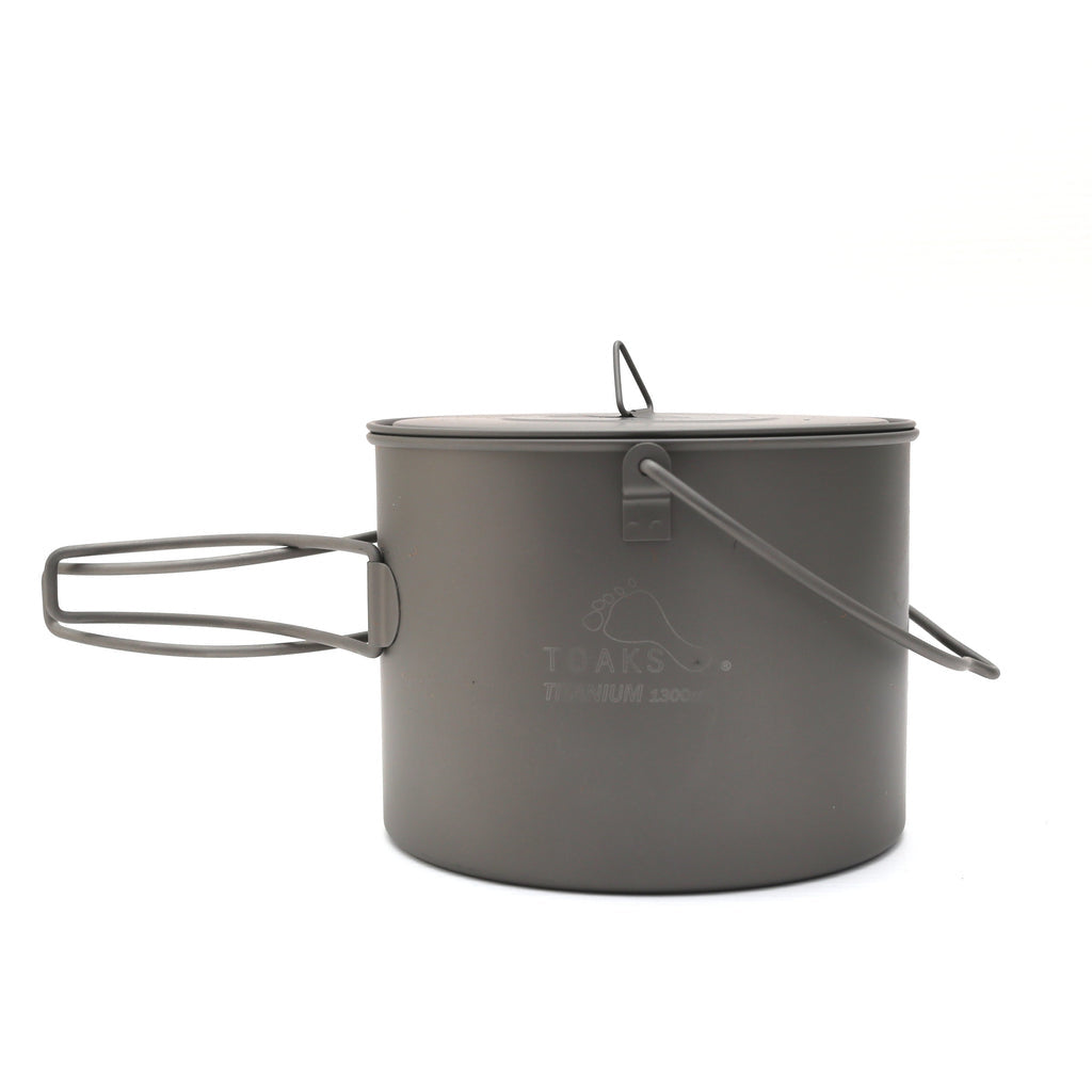 Toaks Titanium 1300ml Pot With Bail Handle
