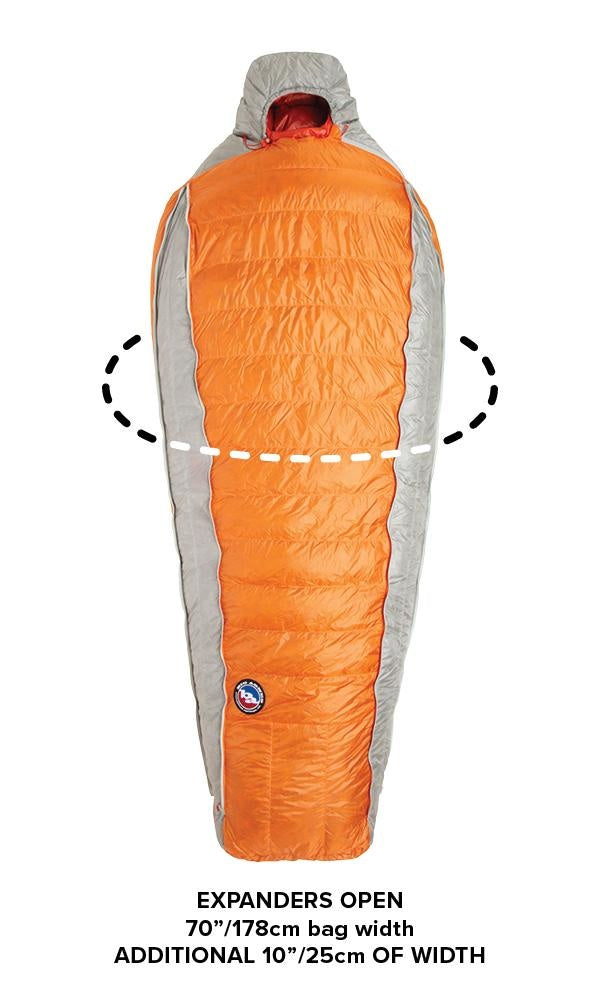 Big Agnes Torchlight UL 30° Expandable Mummy Sleeping Bag - Long