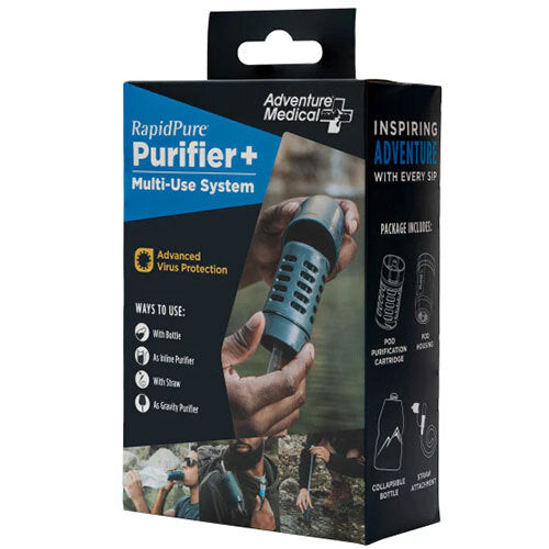 Packaging of a RapidPure water purifier system