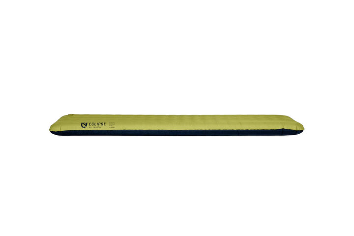 Green inflatable sleeping mat with &