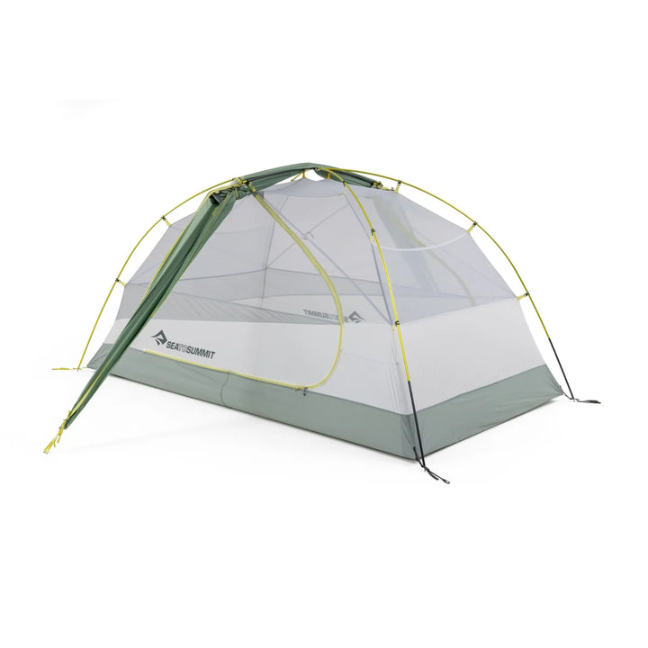 Camping tent with Sea to Summit logo on a white background