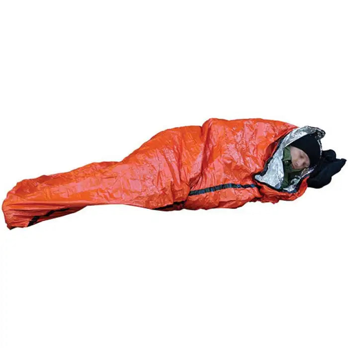 SOL Emergency Bivvy Survival with Rescue Whistle - Orange