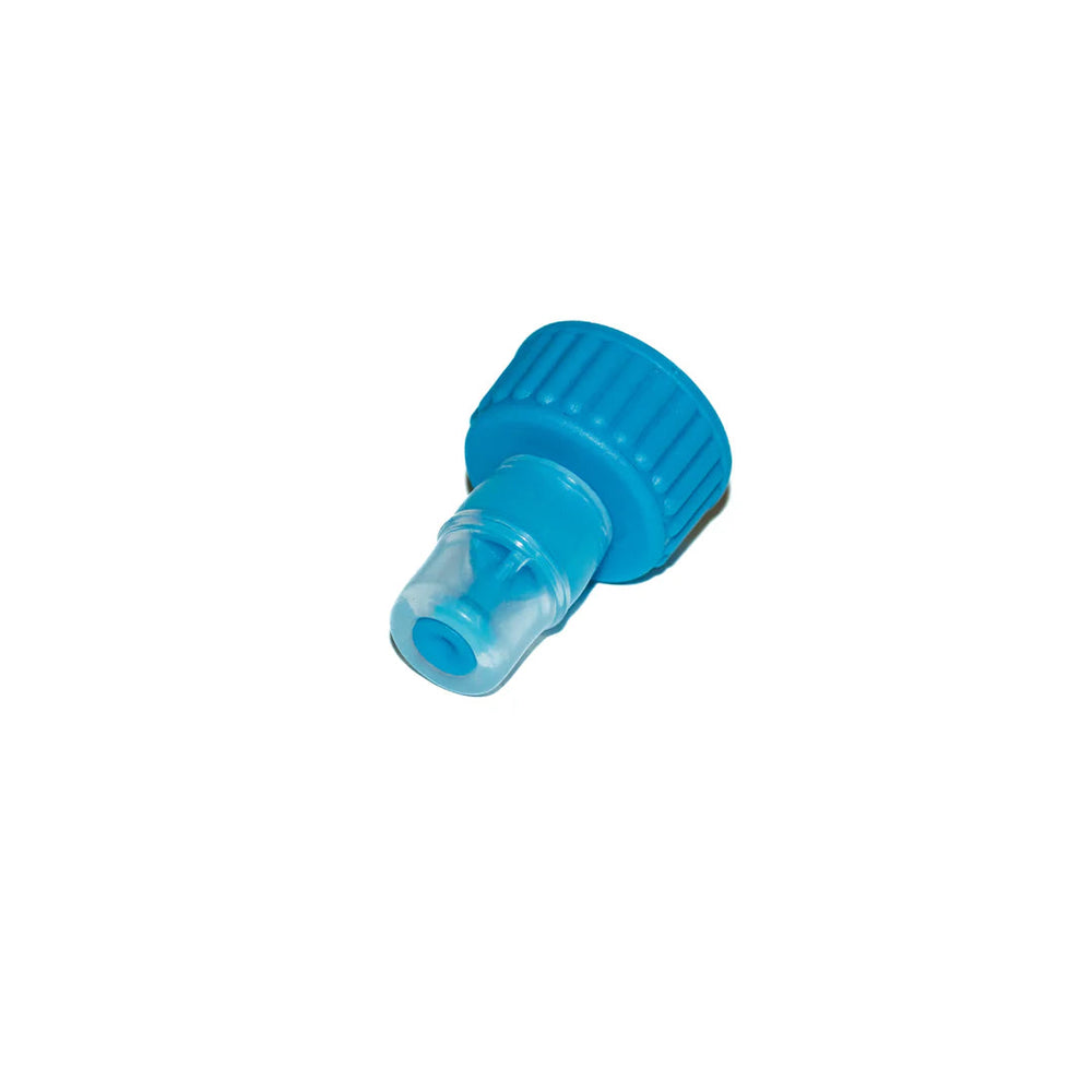 side view blue 28mm bite cap