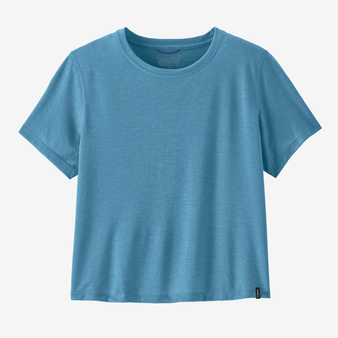 Blue t-shirt on a white background