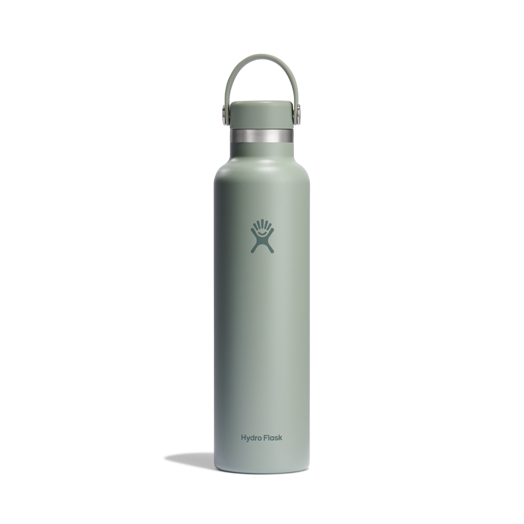Hydro Flask 710mL Standard Mouth Water Bottle with Flex Cap - Agave Green