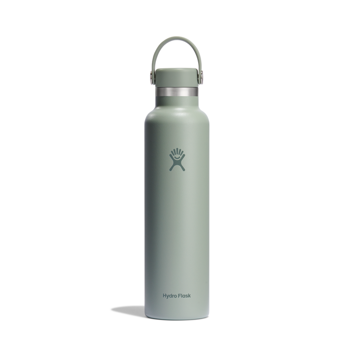 Hydro Flask 710mL Standard Mouth Water Bottle with Flex Cap - Agave Green