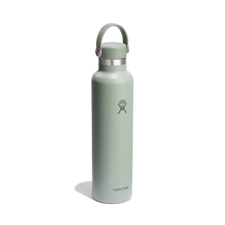 Hydro Flask 710mL Standard Mouth Water Bottle with Flex Cap - Agave Green