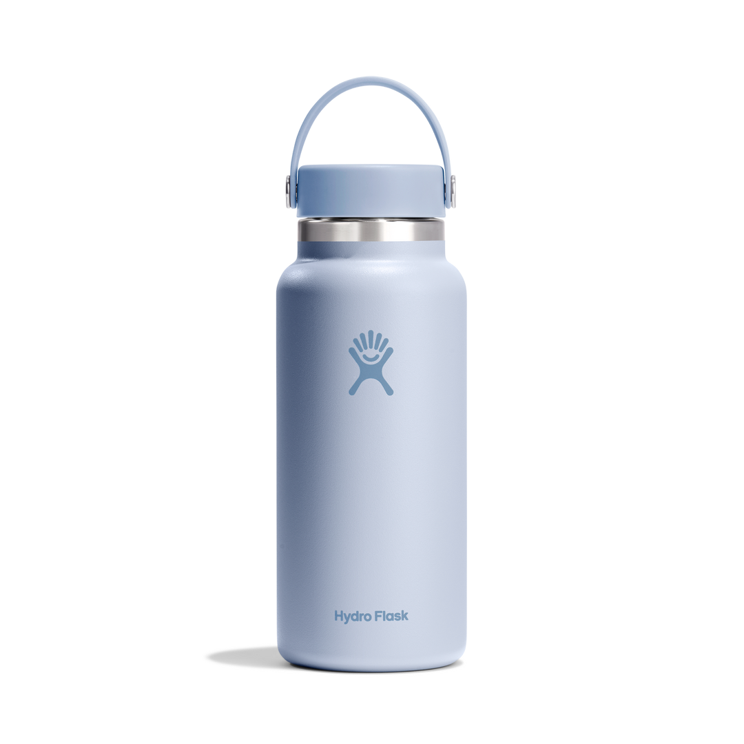 Hydro Flask 946mL Wide Mouth Water Bottle with Flex Cap - Surf Blue