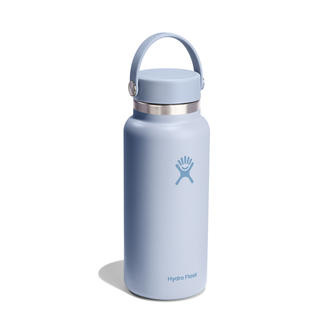 Hydro Flask 946mL Wide Mouth Water Bottle with Flex Cap - Surf Blue