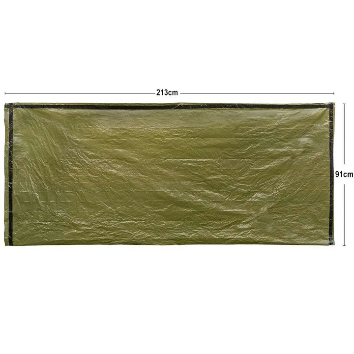 SOL Emergency Bivvy with Rescue Whistle - OD Green