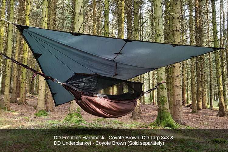 DD Underblanket & DD Tarp 3x3セット DD Hammocks DD Tarp 3x3 – Backpacking Light Australia