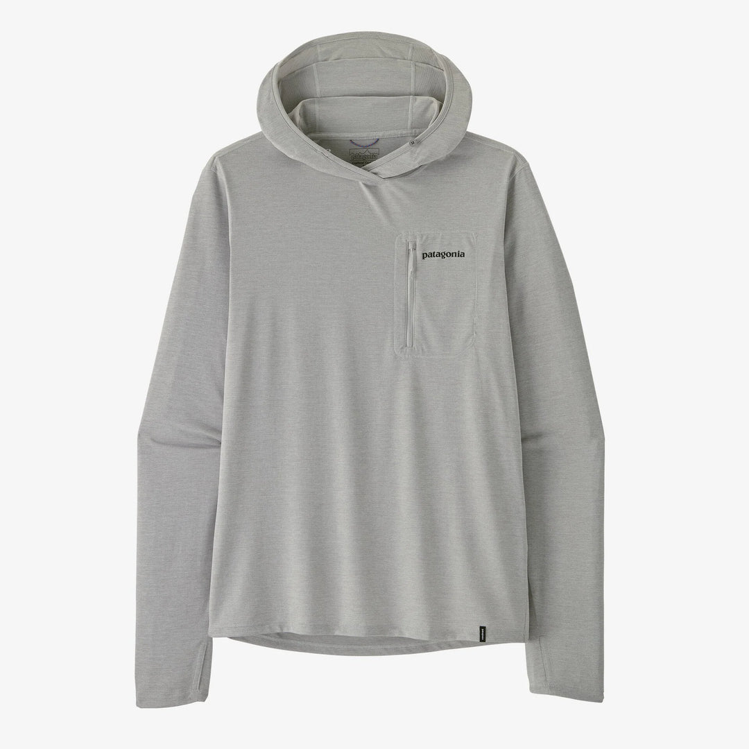 Gray hoodie with &