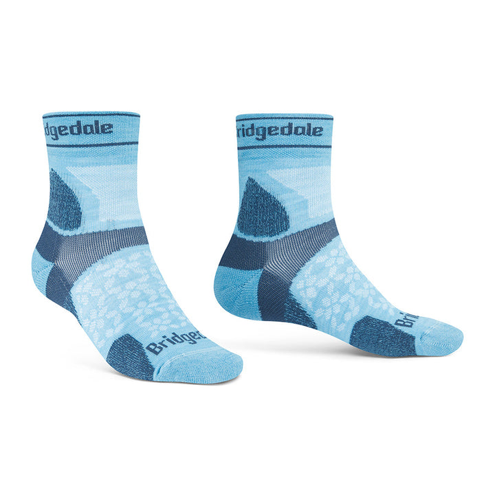 Bridgedale Trail Run Ultralight T2 Merino Sports 3/4 Crew Socks Women&