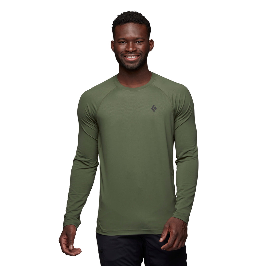 Black Diamond Alpenglow Long Sleeve Crew Sun Shirt Men&