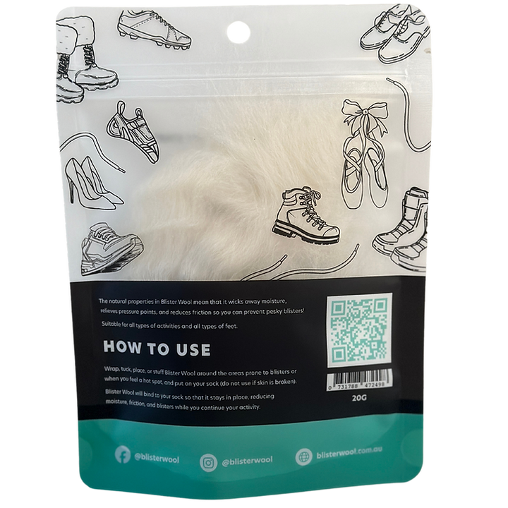 Blister Wool Blister Prevention Pack - 20g