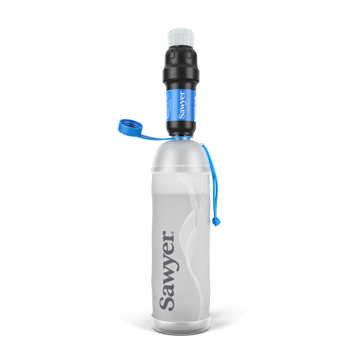 Sawyer® Squeeze Water Filtration System w/ Cnoc Premium 1L Bottle