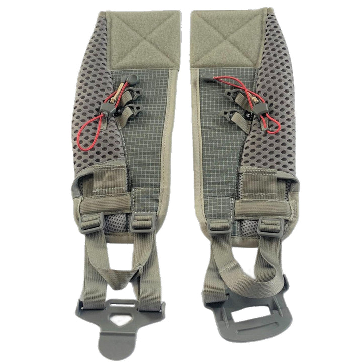 Aarn gray hip belt separated in center, not attached to backpack