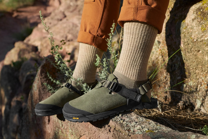 Bedrock Mountain Clog Suede Leather Unisex