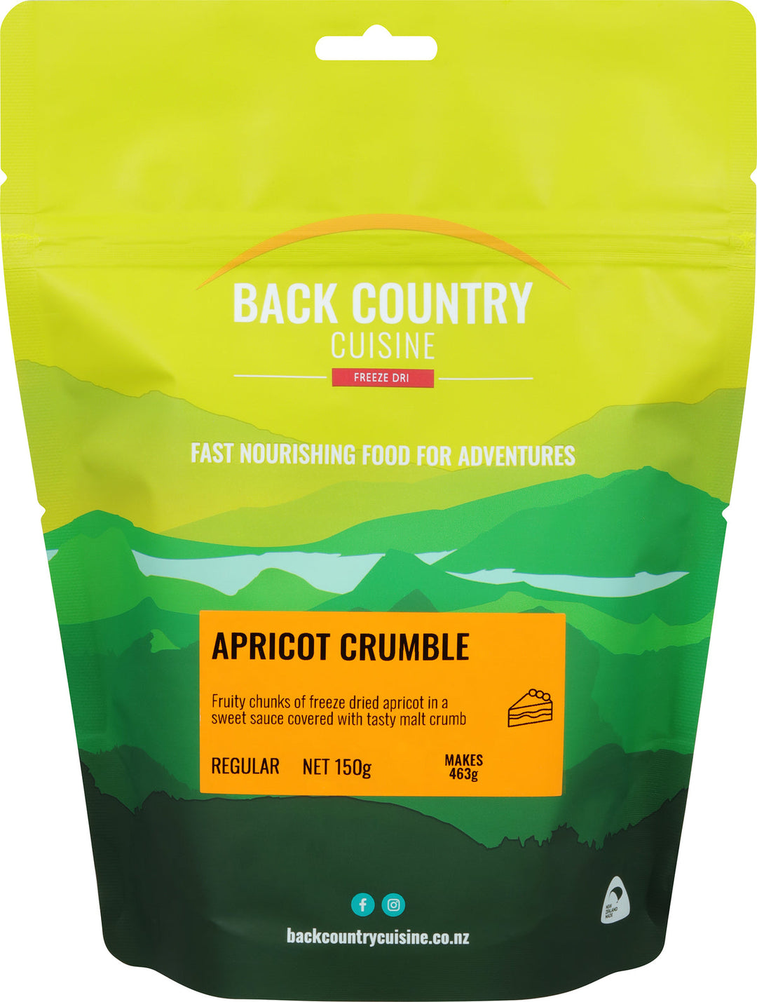 Back Country Cuisine Apricot Crumble (Regular)