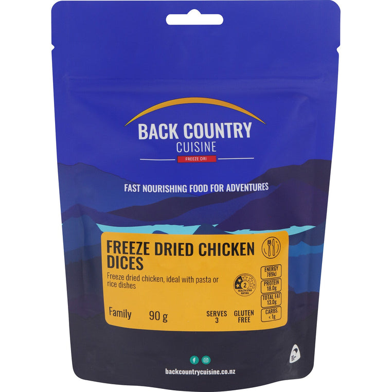 Back Country Cuisine Freeze Dried Chicken Dices (Family)
